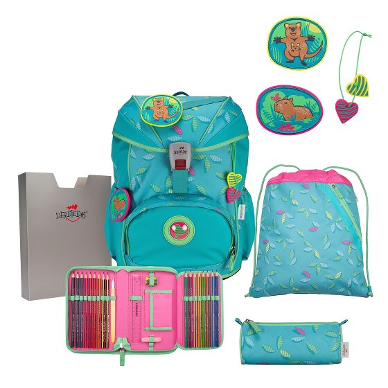 DerDieDas ErgoFlex Superflash school bag set 5pcs.