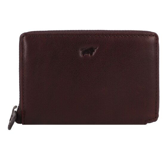 Braun Büffel Arezzo Credit card case RFID protection Leather 11.5 cm