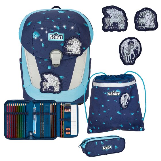 Scout Sunny II LED school bag set 4pcs.