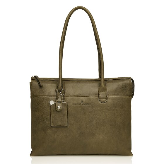 Castelijn & Beerens Carisma shoulder bag RFID leather 40 cm laptop compartment