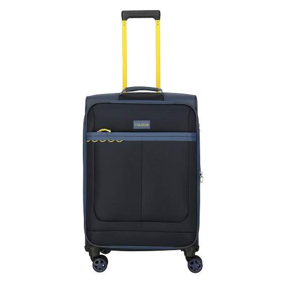 Travelite Color Craze 4 wheels Trolley M 66 cm with expansion pleat