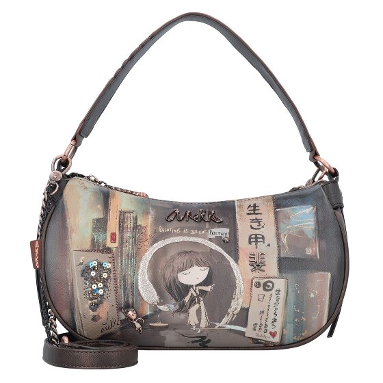 Anekke Shoen Brown Shoulder Bag 31 cm