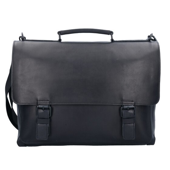 Jost Futura briefcase leather 38 cm laptop compartment