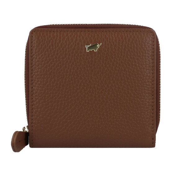 Braun Büffel Asti Wallet RFID protection Genuine Leather 10 cm