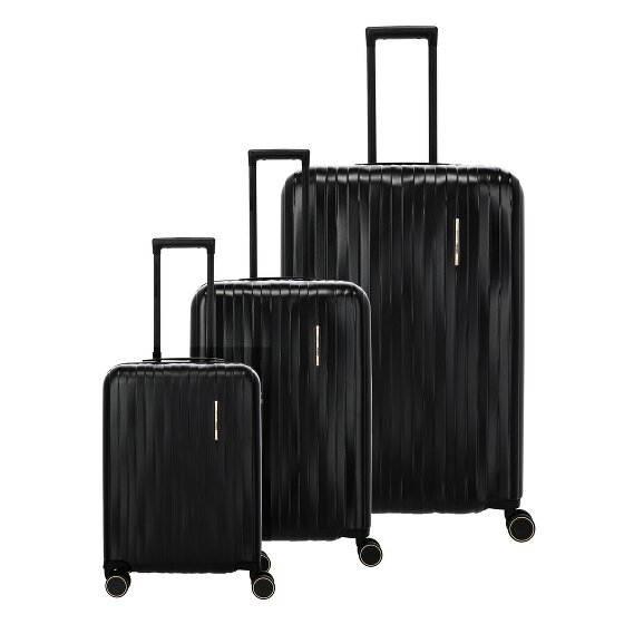 Travelite Barbara 4 wheels Suitcase set 3-piece with expansion pleat
