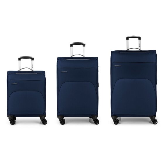 Gabol Zambia 4 wheels Suitcase set 3-piece with expansion pleat