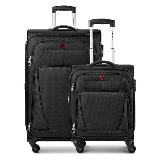 Wenger Beaumont 4-wheel Suitcase Set (S+L) expandable gusset