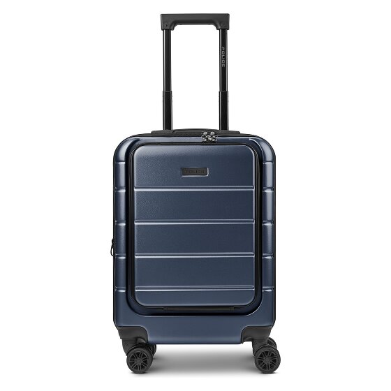 Police Dublin 4 wheels Cabin suitcase S 54 cm Laptop compartment Expandable
