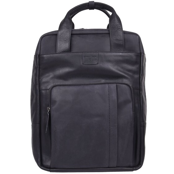 Strellson Brick Lane backpack leather 42 cm laptop compartment
