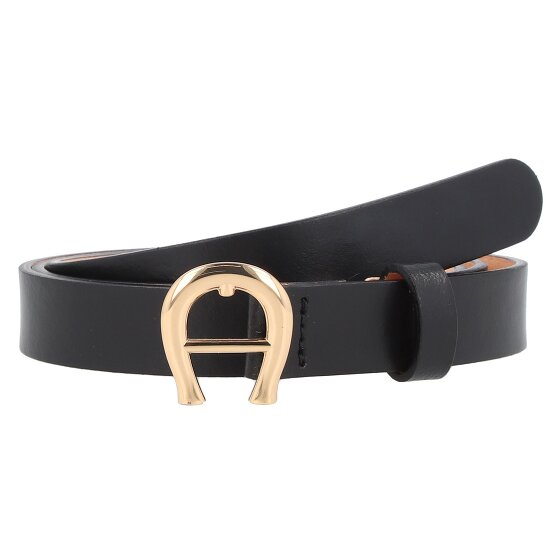 Aigner Logo belt leather