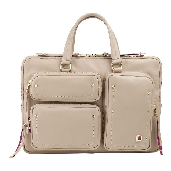 DuDu Pocket Briefcase Genuine Leather 36 cm Laptop compartment