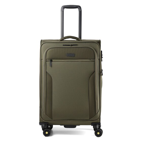 d&n Travel Line 9704 4 wheels Trolley M 68 cm with expansion pleat