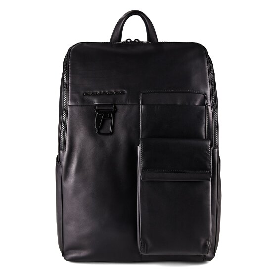 Piquadro Zaino Daypack Leather 34 cm Laptop compartment