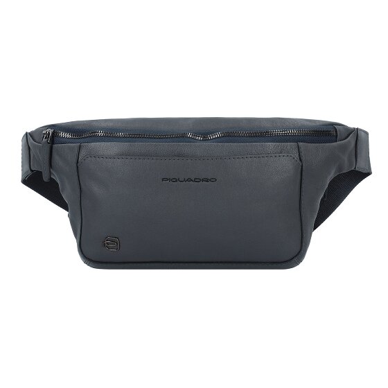 Piquadro Black Square fanny pack leather 31 cm