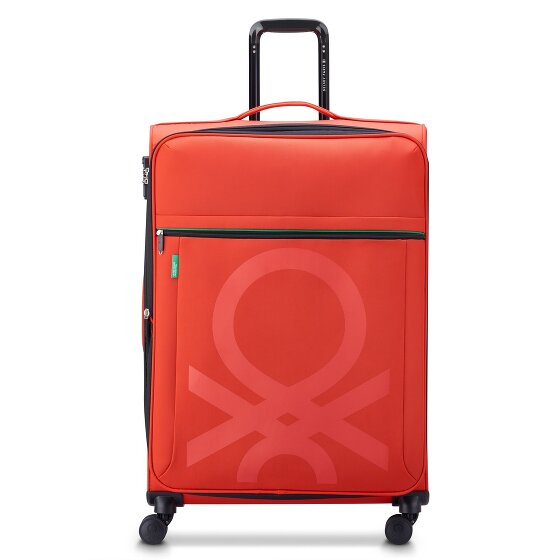 Delsey Paris x United Colors of Benetton Color Block 4-wheeled trolley 77cm with expansion fold