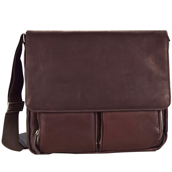 Dermata Messenger leather 40 cm laptop compartment