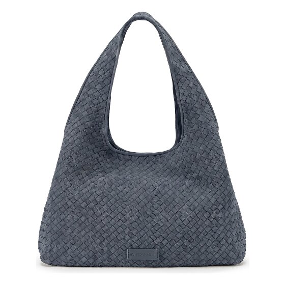 LES VISIONNAIRES Paz Weave Shoulder Bag Genuine Leather 44 cm