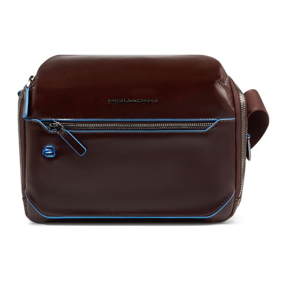 Piquadro Blue Square Shoulder bag Leather 27 cm