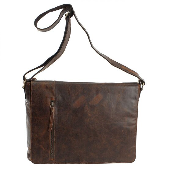 Harold's Crunchy messenger leather 36 cm