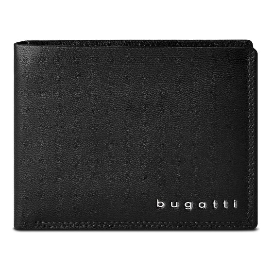 Bugatti Valencia Wallet RFID protection Genuine Leather 12 cm