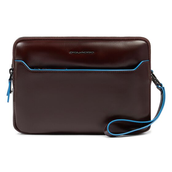 Piquadro Blue Square Shoulder bag Leather 23 cm