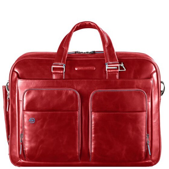 Piquadro Blue Square Briefcase III leather 39 cm laptop compartment