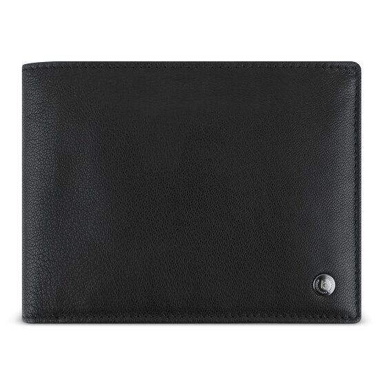 Bugatti Black Magic Wallet RFID protection Leather 12 cm
