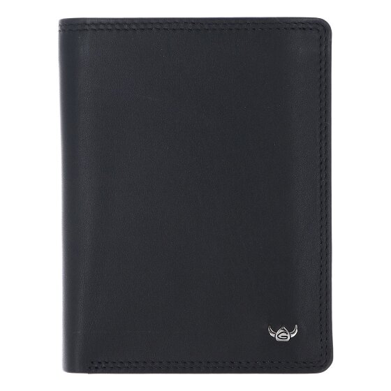 Golden Head Polo Wallet RFID protection Genuine Leather 12 cm