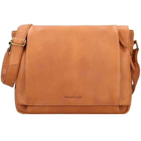 Greenland Nature Nature Messenger leather 39 cm laptop compartment