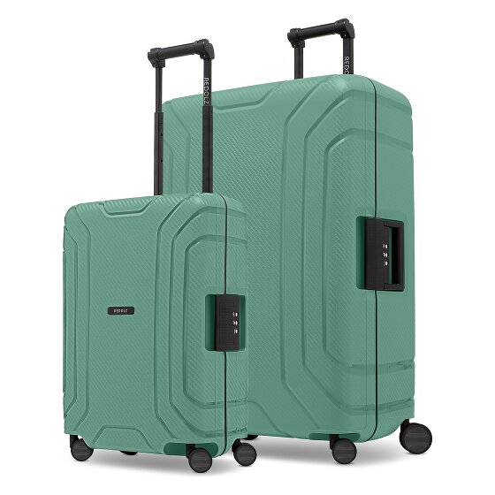 Redolz Essentials 15 4-wheel 15 suitcase set 2 pcs. with three-point closure