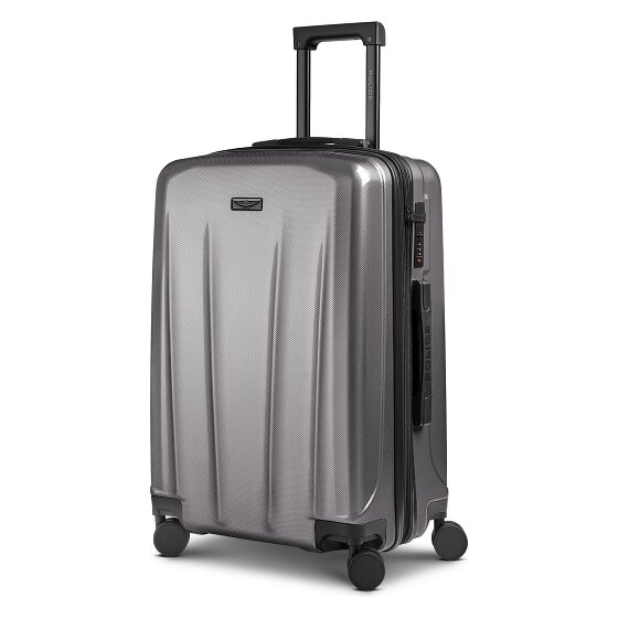 Police New York 4 wheels Trolley M 62 cm Expandable