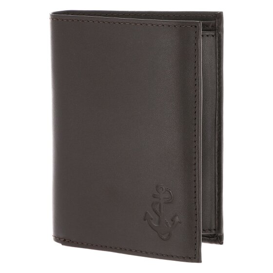 oxmox Leather Wallet RFID protection Genuine Leather 10 cm