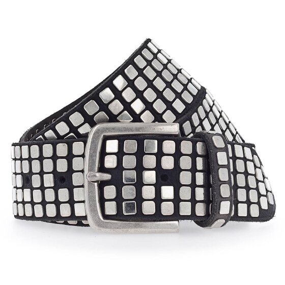 b.belt Quinn studded belt leather