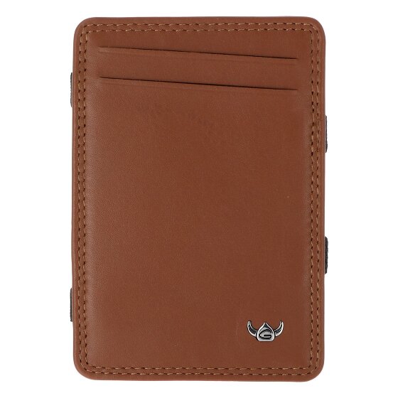 Golden Head Polo Credit card case RFID protection Genuine Leather 7.5 cm