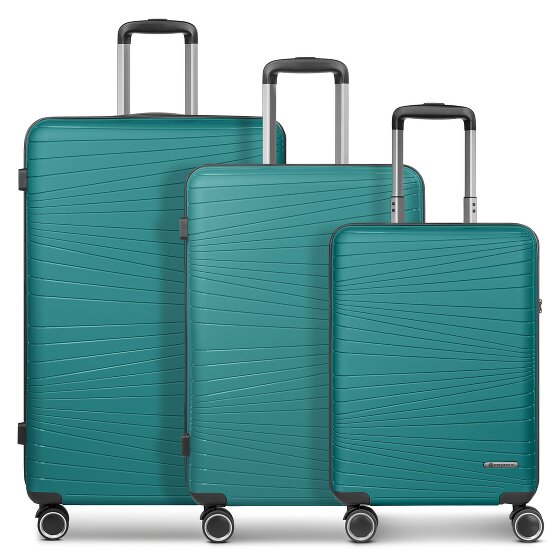 Franky Dallas 3.0 4-wheel suitcase set 3-piece with expansion fold