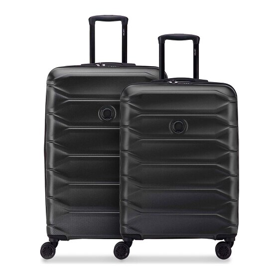 Delsey Paris Meteor 4-wheel Suitcase set (M+L) expandable