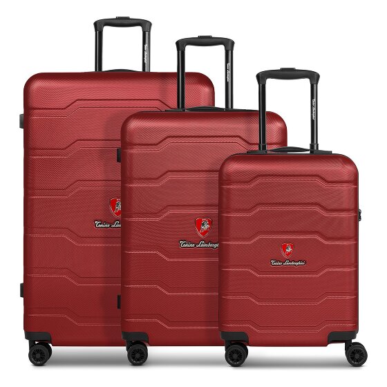 Tonino Lamborghini Bologna 4 wheels Suitcase set 3-piece