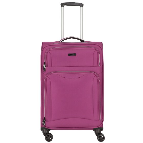d&n Travel Line 9204 4 wheels Trolley M 66 cm with expansion pleat