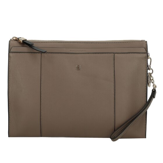 Piquadro Circle tablet clutch bag leather 30.5 cm