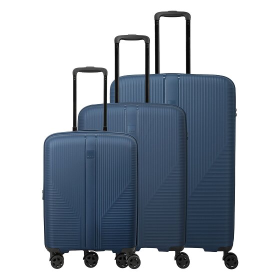 Travelite Air Stripe 4 wheels Suitcase set 3-piece Expandable