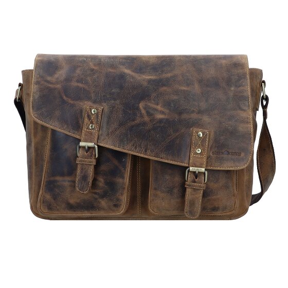 Greenburry Vintage Messenger Leather 40 cm Laptop compartment