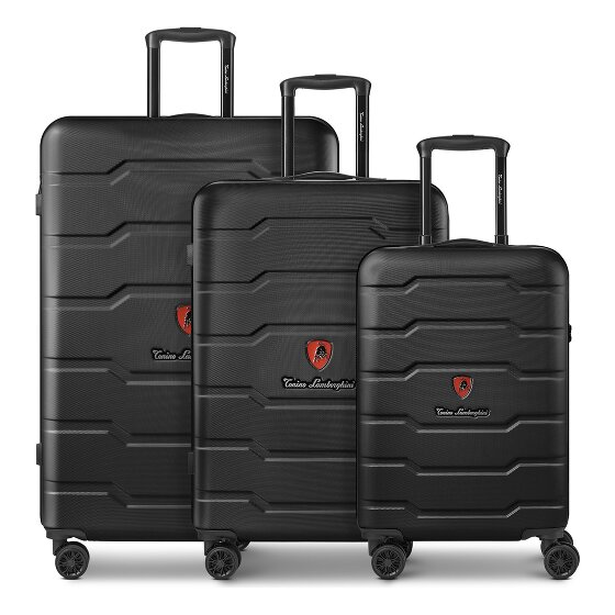 Tonino Lamborghini Bologna 4 wheels Suitcase set 3-piece