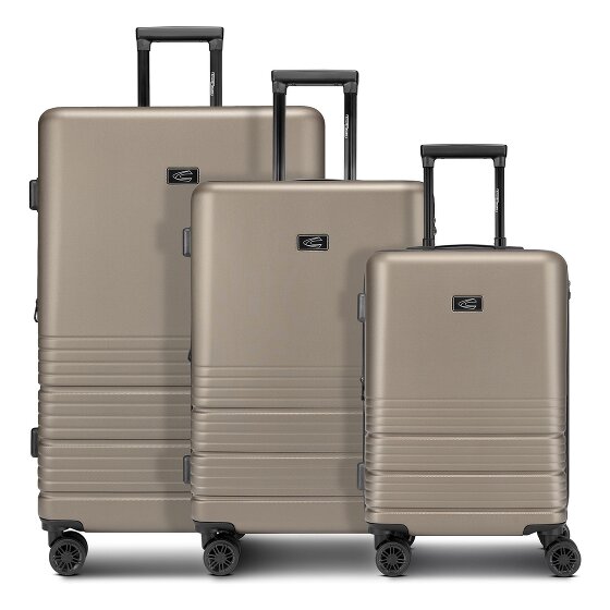 camel active Hanoi 4 wheels Suitcase set 3-piece with expansion pleat