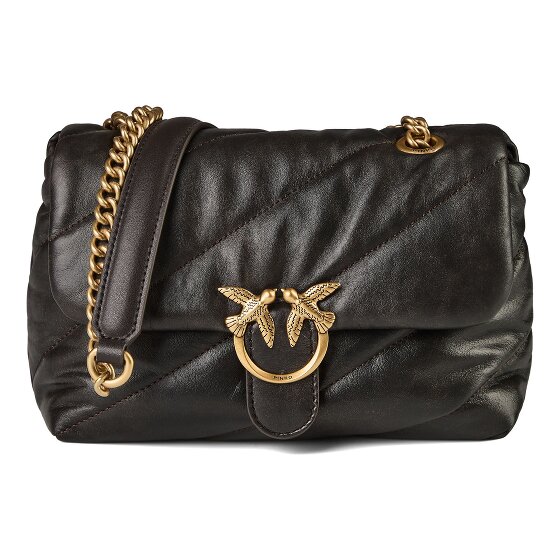 PINKO Love Puff Mini Shoulder Bag Genuine Leather 23 cm