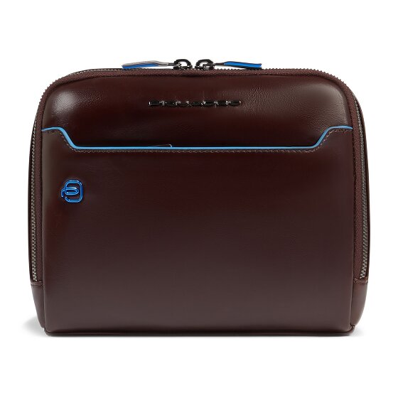 Piquadro Blue Square Shoulder bag Leather 21 cm