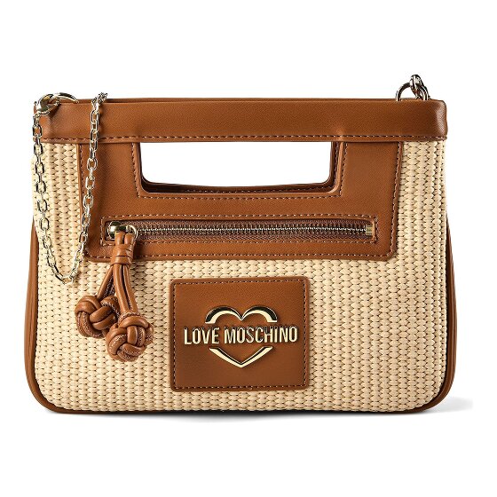 Love Moschino Straw Chic Handbag 25 cm