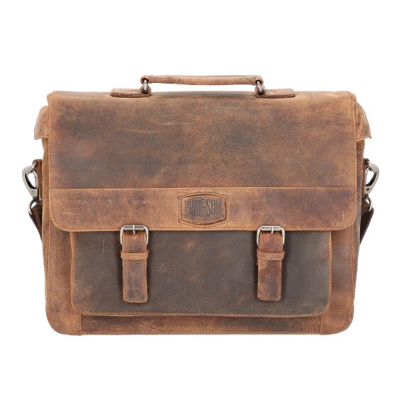 Pride and Soul Briefcase leather 37 cm laptop compartment