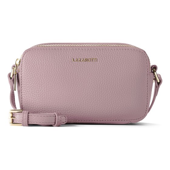 Lazarotti Bologna Leather Shoulder Bag Camera-Bag Leather Double-Zip 18 cm