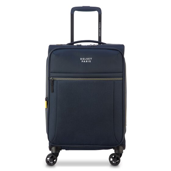 Delsey Paris Brochant 3 4 wheels Cabin trolley 55 cm with expansion pleat
