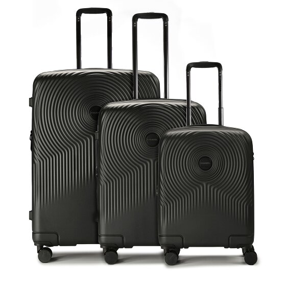 Gabol Radar 4 wheels Suitcase set 3-piece with expansion pleat